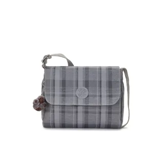 Kipling 輕灰蘇格蘭紋掀蓋前袋手機包-DALYA 歷史價格詳細信息