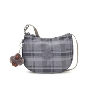Kipling 輕灰蘇格蘭紋掀蓋前袋手機包-DALYA 歷史價格詳細信息