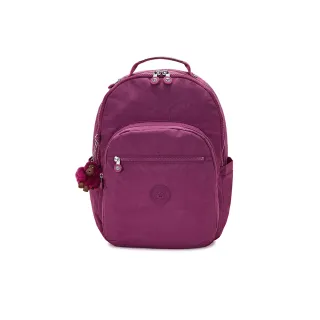 【KIPLING官方旗艦館】沉穩藍三角花紋機能手提後背包-SEOUL 歷史價格詳細信息