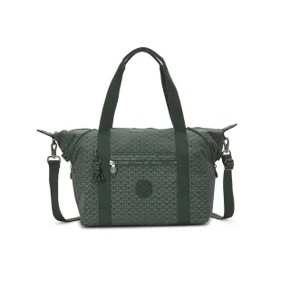 Kipling 軍綠老花格紋實用多前袋側肩包-ALBENA 歷史價格詳細信息