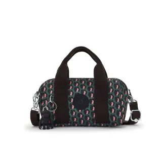 Kipling 立體K字母撞粉色輕巧圓筒手提肩背兩用包-BINA MINI 歷史價格詳細信息