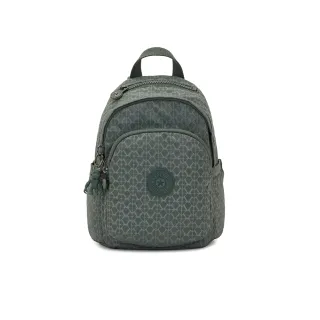 Kipling 軍綠老花格紋實用多前袋側肩包-ALBENA 歷史價格詳細信息