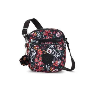 Kipling 午夜百花意象印花多袋小巧斜背包-RON 歷史價格詳細信息