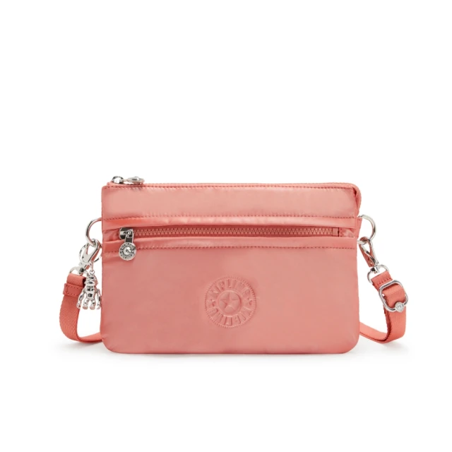 【KIPLING官方旗艦館】『千層包』玫瑰淡粉色單肩隨身斜背包-RIRI 歷史價格詳細信息