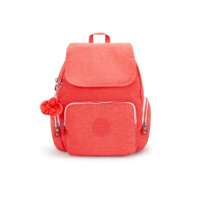 【KIPLING官方旗艦館】『猴子包』花束印花拉鍊掀蓋後背包-CITY PACK MINI 歷史價格詳細信息
