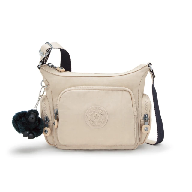 【KIPLING官方旗艦館】『牛角包』溫柔米色小巧多層側背包-GABBIE MINI 價格比較,價格查詢,歷史價格詳細信息