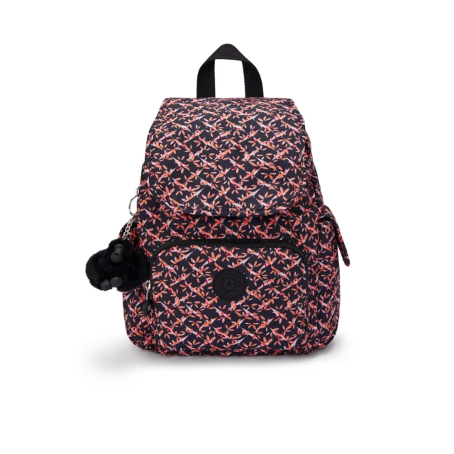 【KIPLING官方旗艦館】『猴子包』花束印花拉鍊掀蓋後背包-CITY PACK MINI 價格比較,價格查詢,歷史價格詳細信息