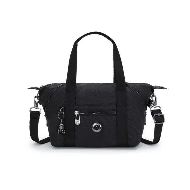 【KIPLING官方旗艦館】經典深黑提花上方拉鍊後背包-DELIA 歷史價格詳細信息