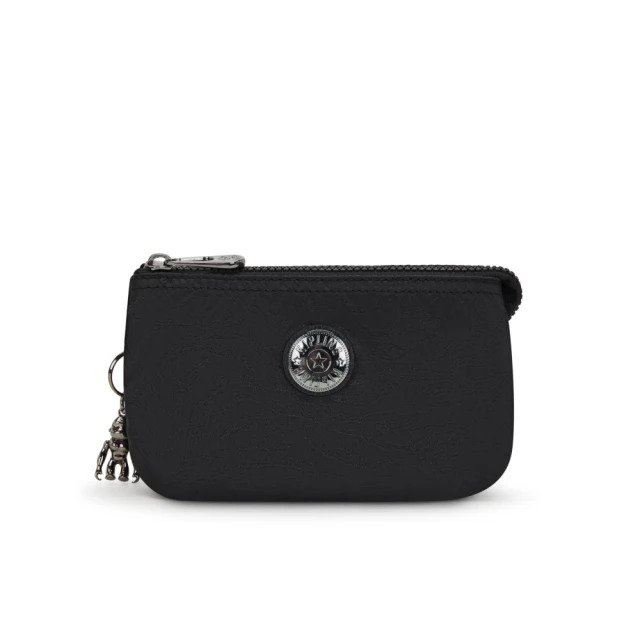 【KIPLING官方旗艦館】經典深黑提花上方拉鍊後背包-DELIA 歷史價格詳細信息