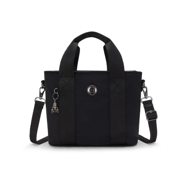 【KIPLING官方旗艦館】經典百搭黑手提肩背兩用包-POLLIE M 歷史價格詳細信息