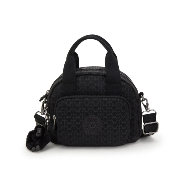 Kipling 經典黑菱格紋印花機能手提後背包-SEOUL 歷史價格詳細信息