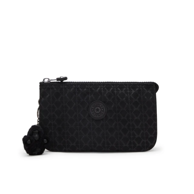 【KIPLING官方旗艦館】經典百搭黑手提肩背兩用包-POLLIE M 歷史價格詳細信息