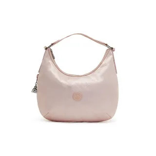 Kipling 奶霜格壓紋櫻花粉實用多前袋側肩包-ALBENA 歷史價格詳細信息