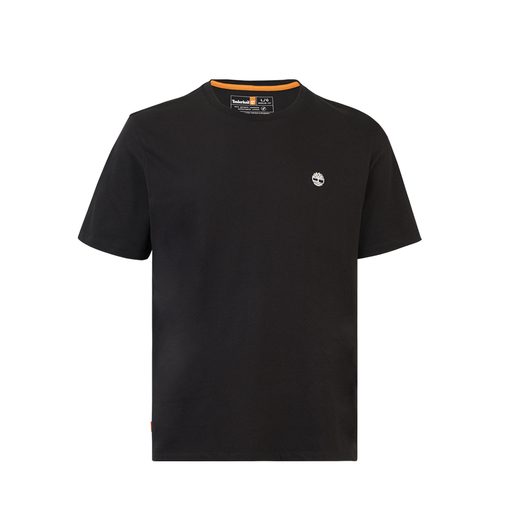 Timberland 男款黑色Knox River胸前樹形LOGO圓領毛衣|A5SDZ001 歷史價格詳細信息