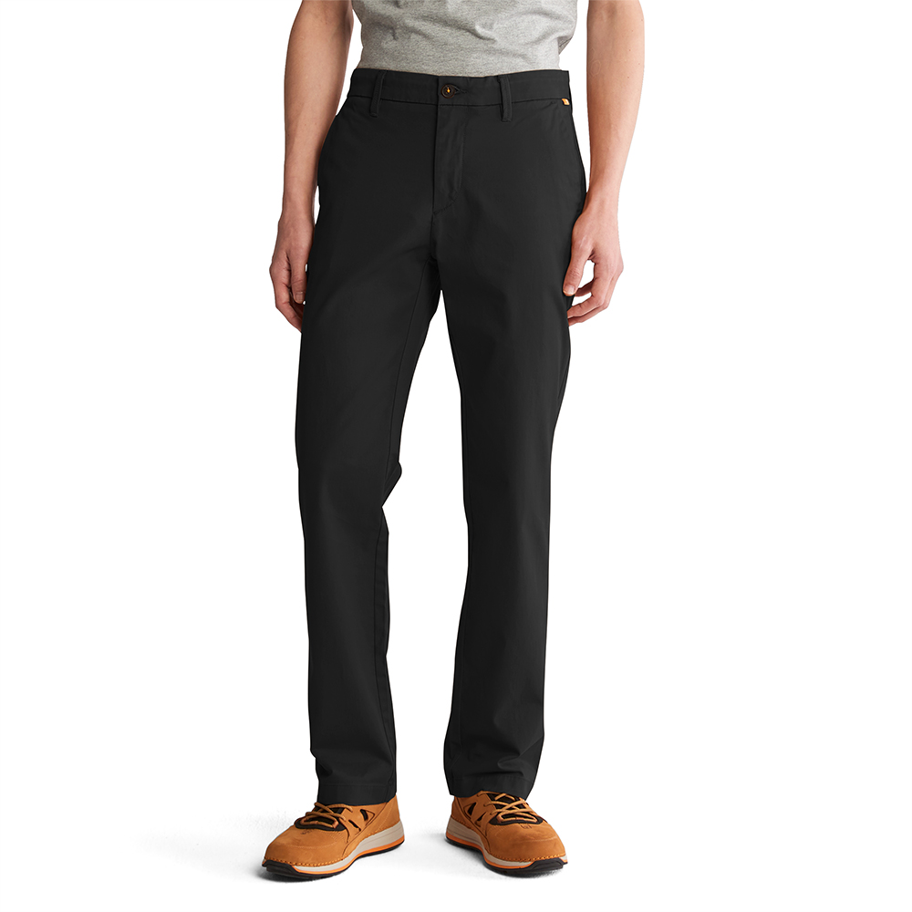 Timberland 男款黑色有機棉左胸Logo印花短袖T恤|A6DKU001 歷史價格詳細信息