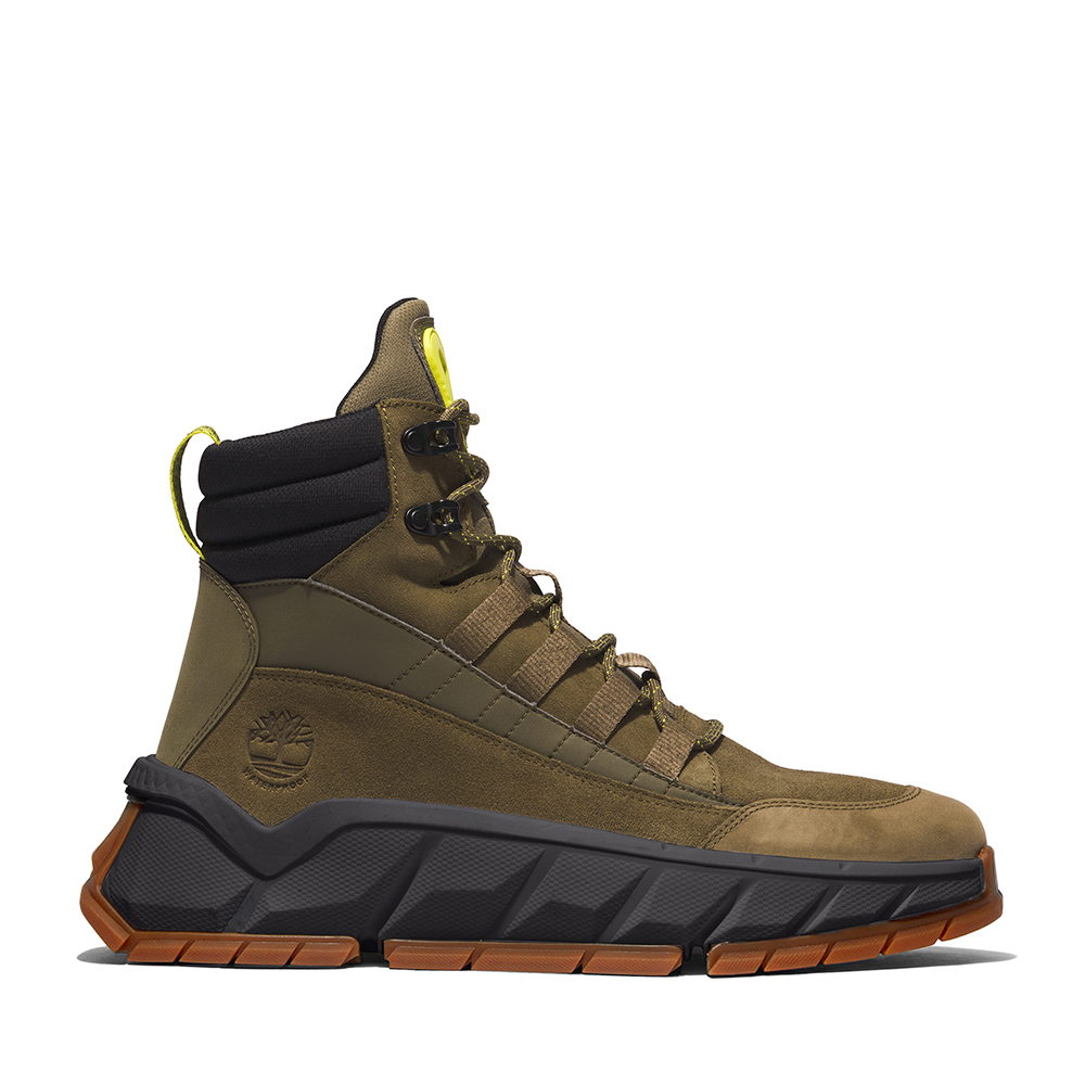 Timberland 男款橄欖綠磨砂革Cross Mark查卡鞋|A434N327 歷史價格詳細信息