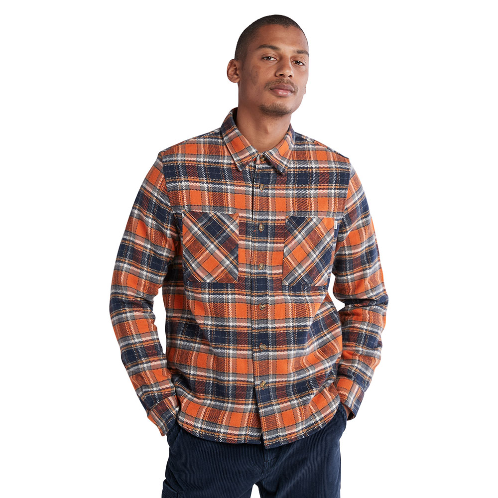 Timberland 男款紅色格紋襯衫外套|A6P8SB23 歷史價格詳細信息