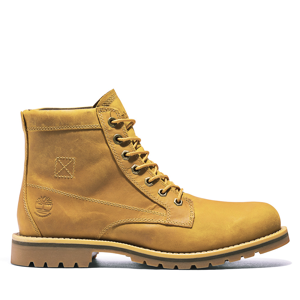 Timberland 男款小麥色黃靴刺繡有機棉圓領大學T|A2DB6932 歷史價格詳細信息