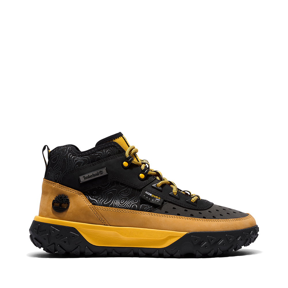 Timberland 男款小麥色黃靴刺繡有機棉圓領大學T|A2DB6932 歷史價格詳細信息