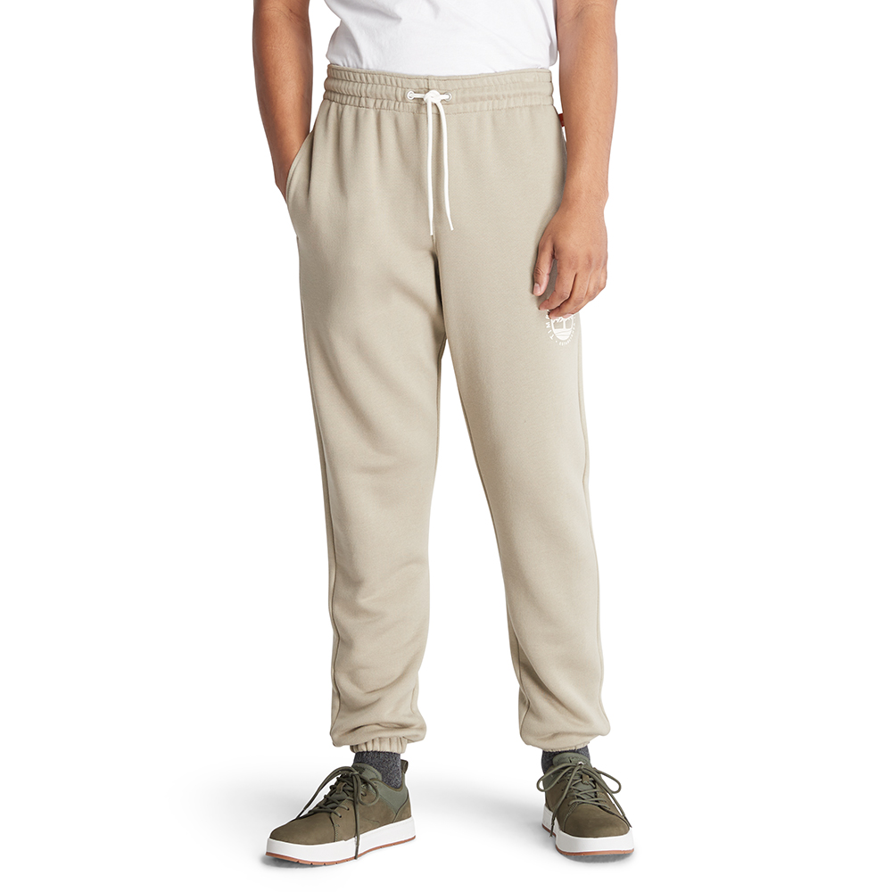 Timberland 中性月桂橡樹色有機棉LOGO運動長褲|A66GWDH5 歷史價格詳細信息