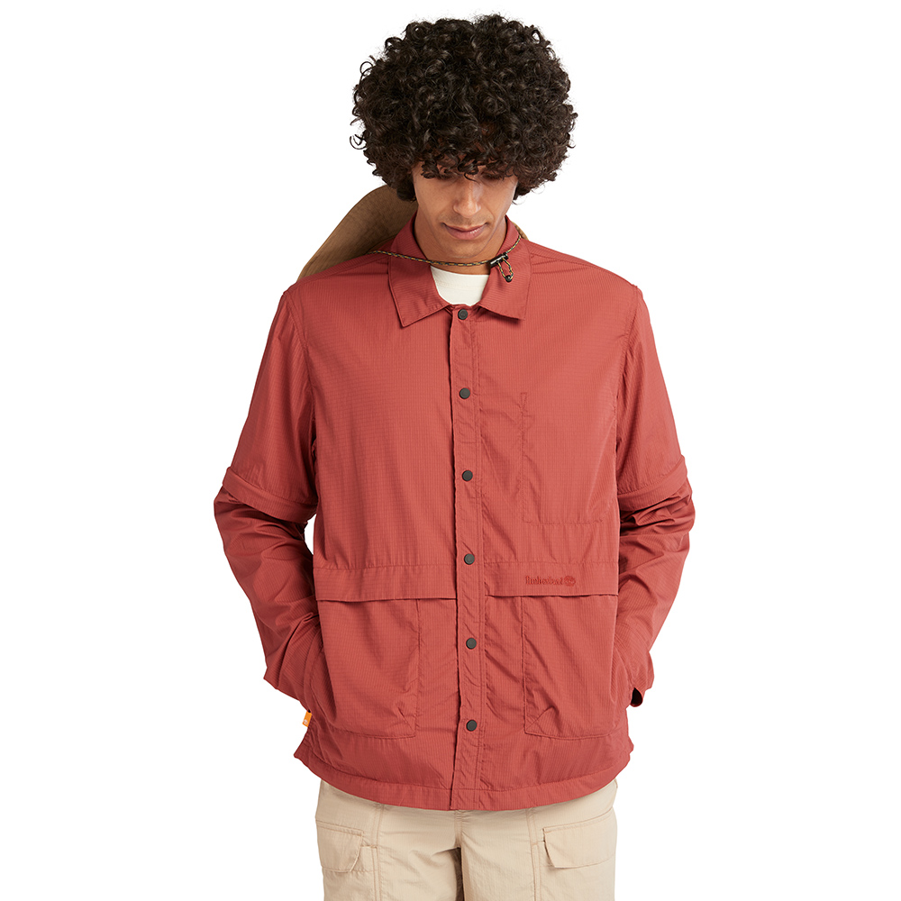 Timberland 男款醬紅色有機棉刺繡LOGO短袖POLO衫 |A62T5DH9 歷史價格詳細信息