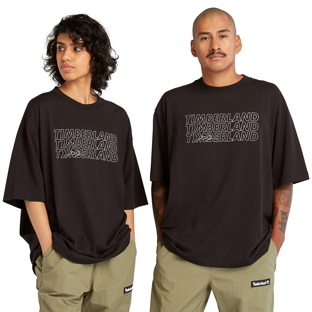 Timberland 中性黑色再生聚酯纖維New Heritage側背小包|A5WBS001 歷史價格詳細信息