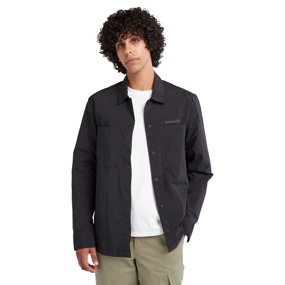 Timberland 男款黑色抗紫外線透氣短袖襯衫|A68DH001 歷史價格詳細信息