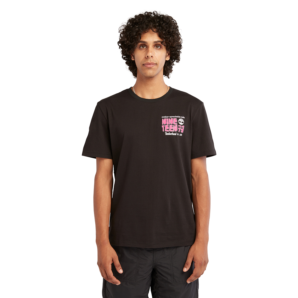 Timberland 男款黑色Knox River胸前樹形LOGO圓領毛衣|A5SDZ001 歷史價格詳細信息