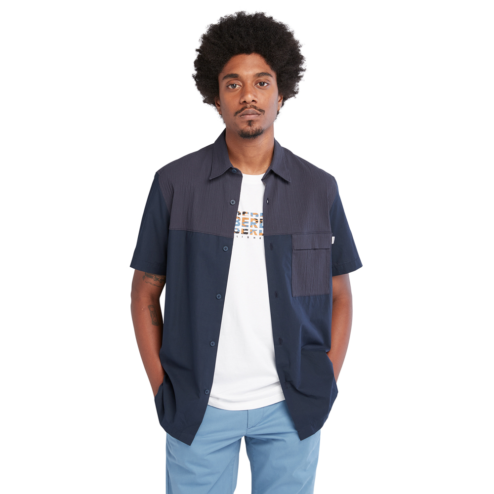 Timberland 男款深藍色環保纖維防水三合一外套|A5YC5433 歷史價格詳細信息