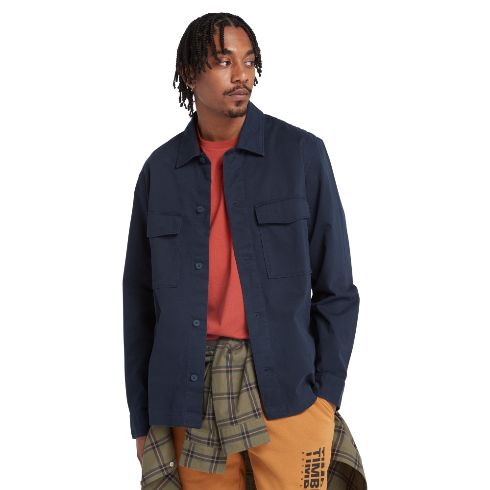 Timberland 男款藏青長袖襯衫外套|A28QG433 歷史價格詳細信息