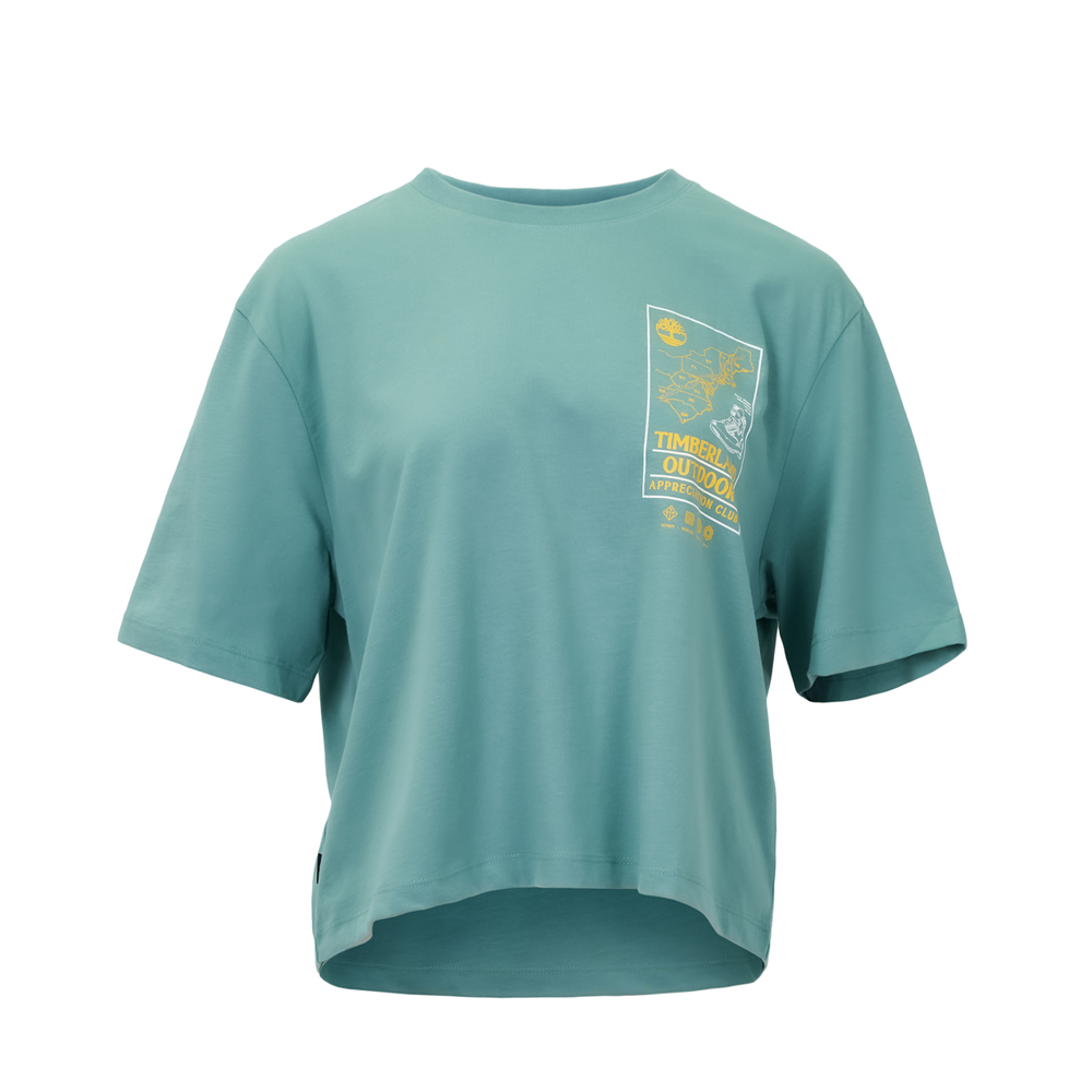 Timberland 男款青藍色有機棉圓領短袖T恤|A2EKJDV6 歷史價格詳細信息