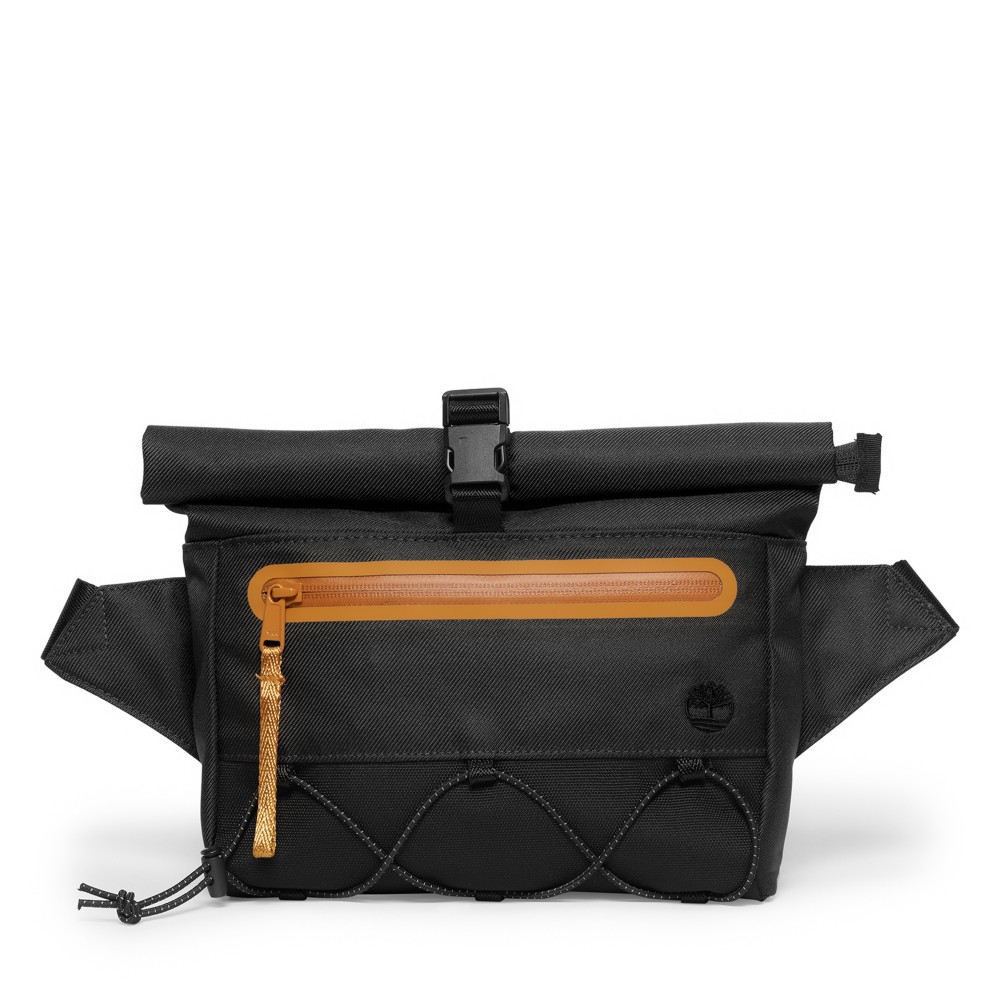 Timberland 中性黑色再生聚酯纖維New Heritage側背小包|A5WBS001 歷史價格詳細信息