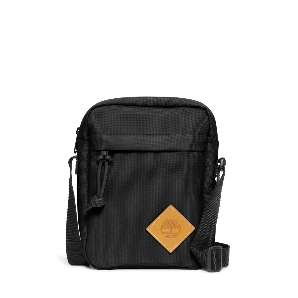 Timberland 中性黑色再生聚酯纖維New Heritage側背小包|A5WBS001 歷史價格詳細信息