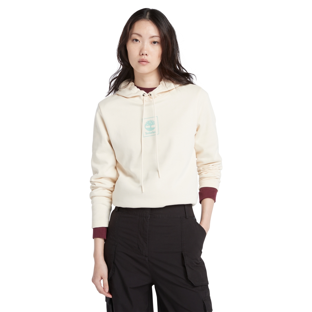 Timberland 女款白煙色Logo 短袖T恤|A6HPHV04 歷史價格詳細信息