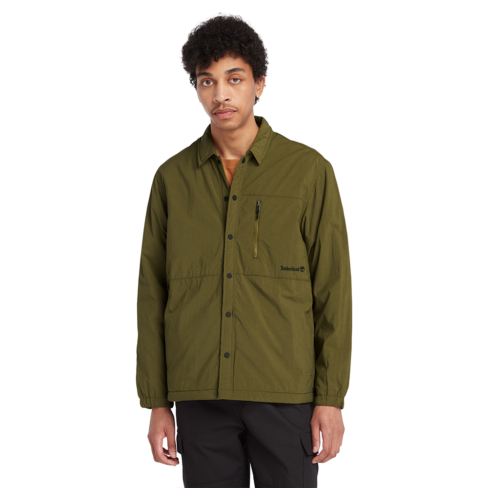 Timberland 男款深橄欖配黑色防水連帽外套|A6QK9DY7 歷史價格詳細信息