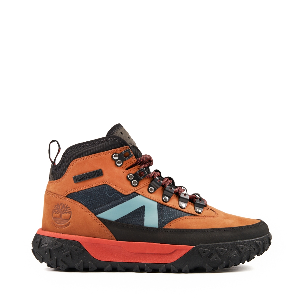 Timberland 男款鐵銹色全粒面皮革查卡靴|A44QSF13 歷史價格詳細信息