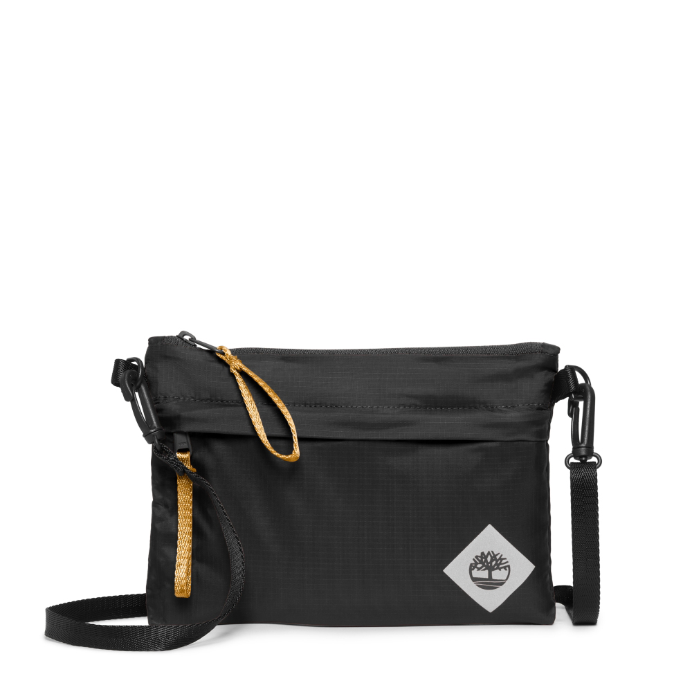 Timberland 中性黑色再生聚酯纖維New Heritage側背小包|A5WBS001 歷史價格詳細信息