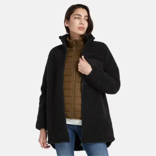 Timberland 女款黑色抓絨飛行外套|A6HJS001 歷史價格詳細信息