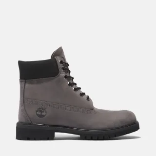 Timberland 男款灰色磨砂革防水6吋休閒靴|A64YW033 歷史價格詳細信息
