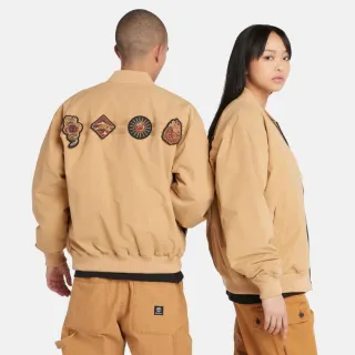 Timberland 中性款小麥色正面圖案短袖T恤|A5Z57P47 歷史價格詳細信息