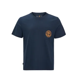Timberland 男款深寶石藍口袋短袖 T 恤|A42N5433 歷史價格詳細信息