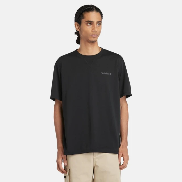 Timberland 男款黑色抗紫外線透氣短袖襯衫|A68DH001 歷史價格詳細信息