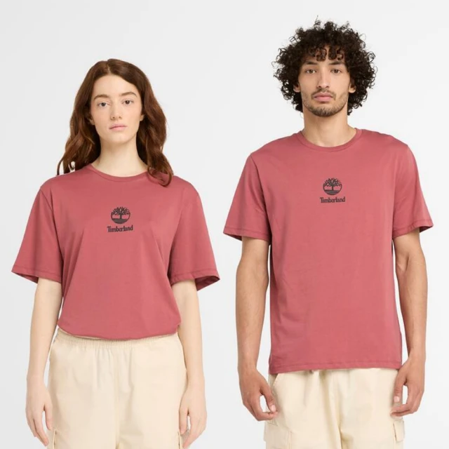 Timberland 中性暗紅色背後印花短袖T恤|A6A9KEOD 歷史價格詳細信息