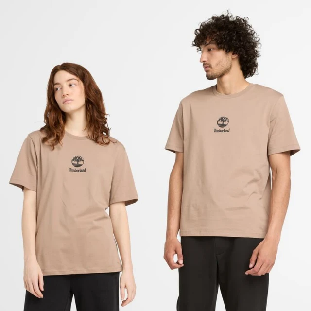 Timberland 中性灰褐色LOGO印花短袖T恤|A43C5929 歷史價格詳細信息