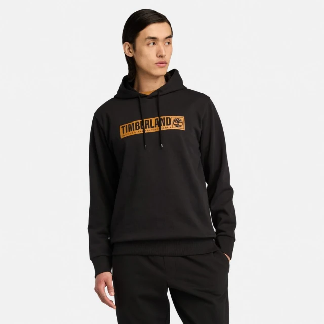 Timberland 男款黑色厚磅LOGO短袖T恤|A6Q8N001 歷史價格詳細信息