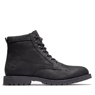Timberland 男款黑色皮革中筒防水休閒鞋|A2DSN001 歷史價格詳細信息