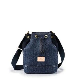 【satana】Denim 都會束口水桶包-深丹寧藍(SDNＮ0090)｜包包 側背包 斜背包 水桶包 肩背包 歷史價格詳細信息