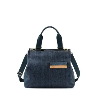 【satana】Denim 風尚漫遊後背包-深單寧藍(SDNN0040)｜包包 後背包 書包 單寧背包 雙肩包 大容量 歷史價格詳細信息