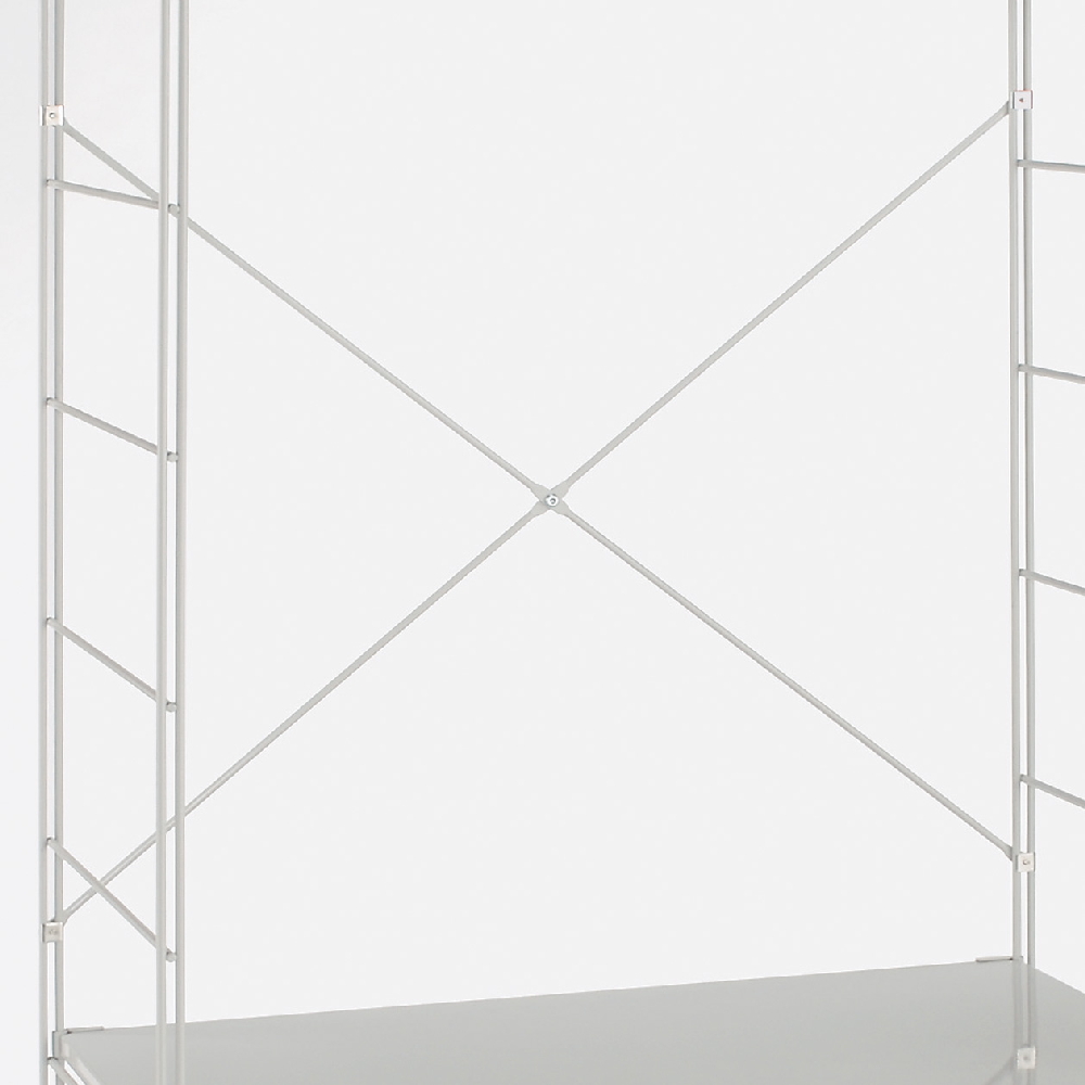 【MUJI 無印良品】SUS背板/小/84cm/亮面淺灰/9S 寬84cm用/2段對應/寬84×深1×高37cm(大型家具配送) 歷史價格詳細信息