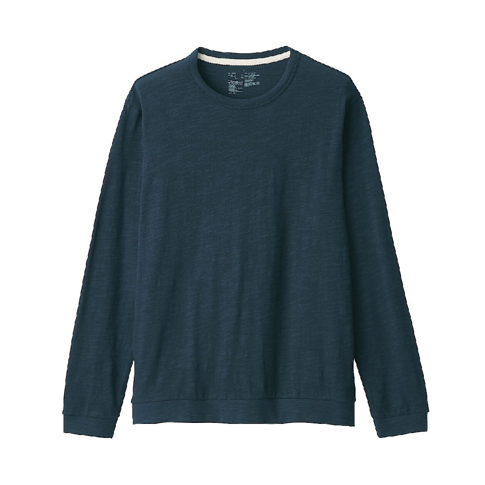 無印良品muji 長袖棉紡襯衫 XL號 藍/白2色 質感超優 原價1590 特價中 歷史價格詳細信息